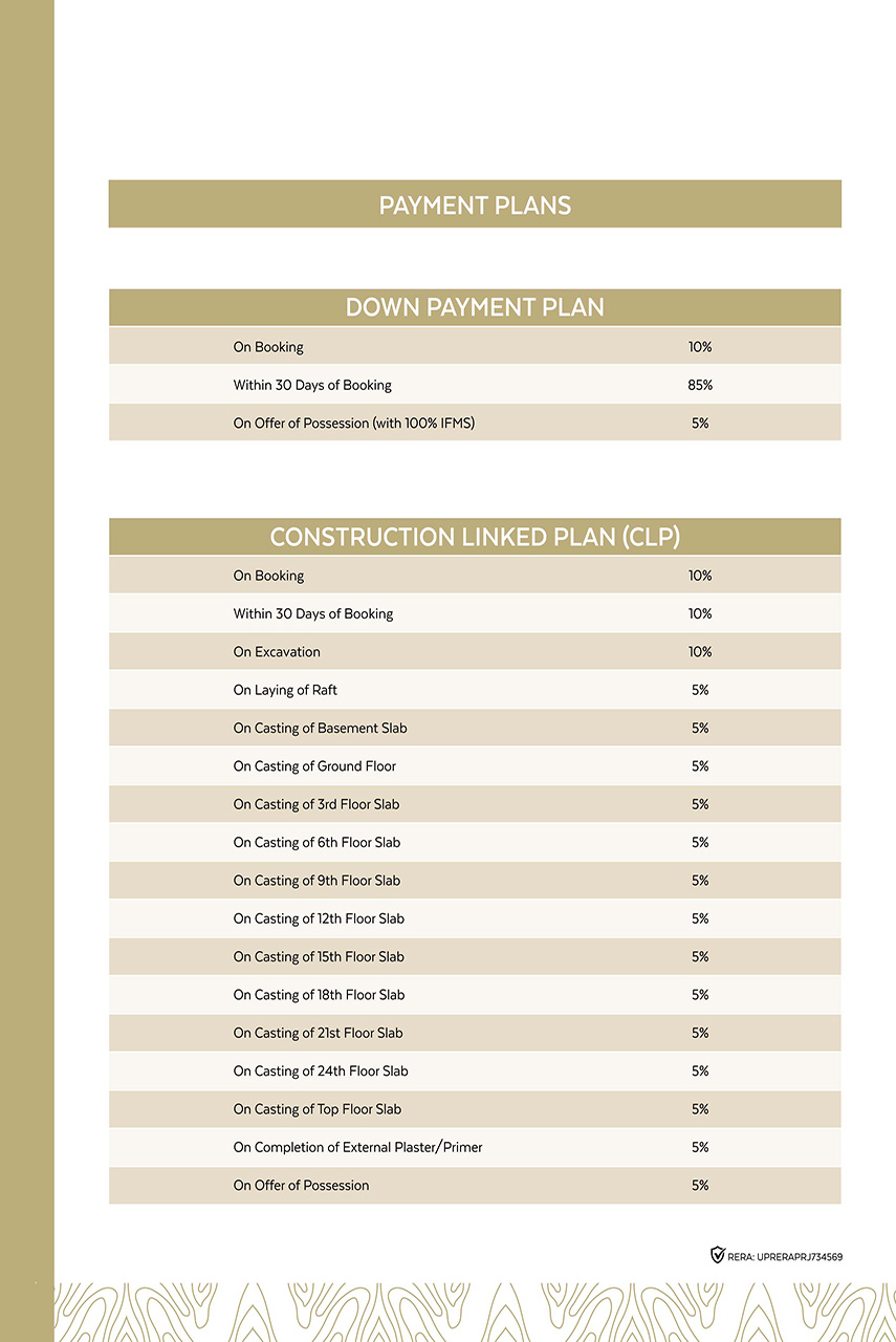 Gaur The Islands Payment Plan